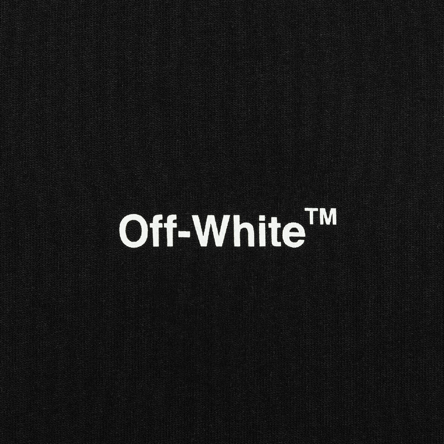 OFF WHITE™情侣装新款中长款短袖T恤半袖男士高端纯棉短袖夏季t恤女 黑色 L