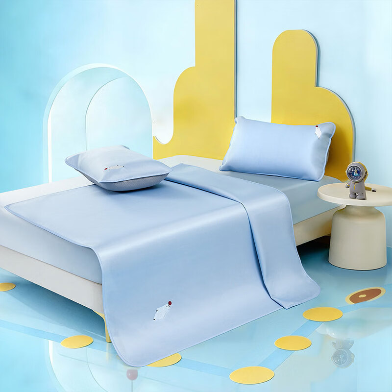 水星家纺冰晶熊堡1000D冰丝席 冰晶熊堡1000D冰丝席 200cm*90cm