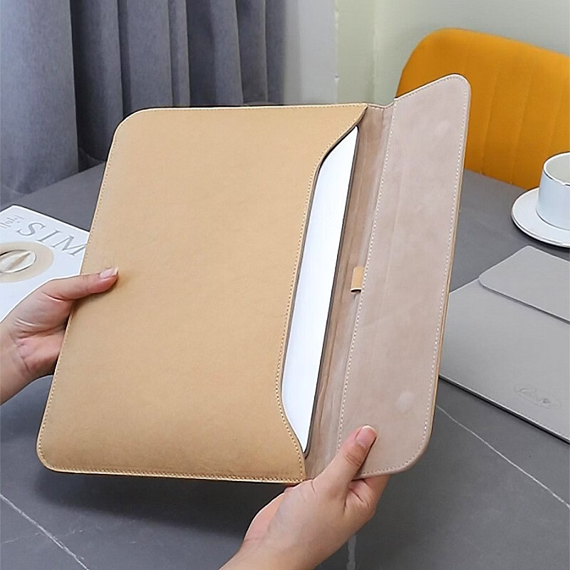 纸纳笔记本电脑包13-16英寸适用苹果华为防摔防震平板保护套内胆包 灰色-内胆包【16英寸】