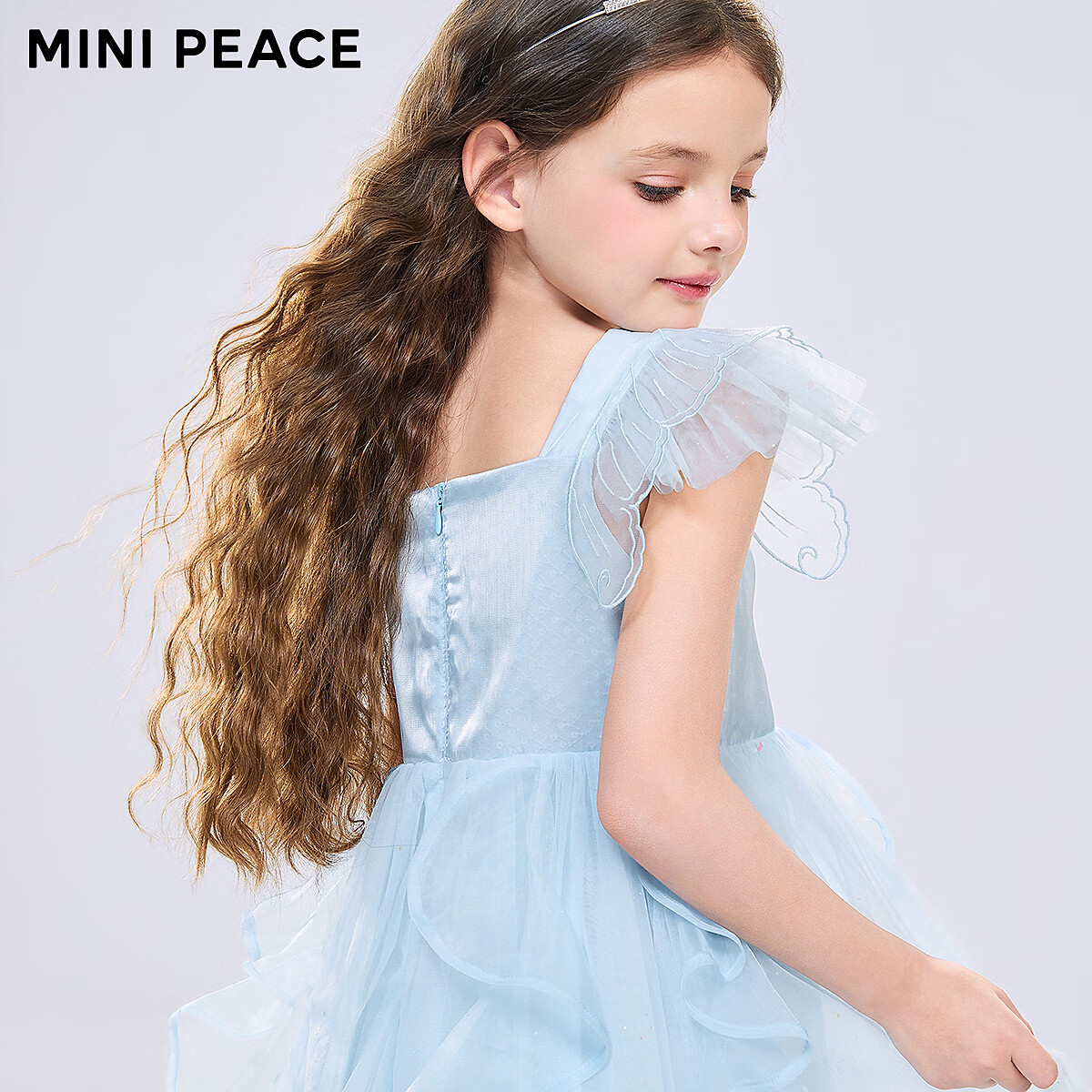 【公主系列】MINIPEACE太平鸟童装女童连衣裙夏季镶钻礼服公主裙