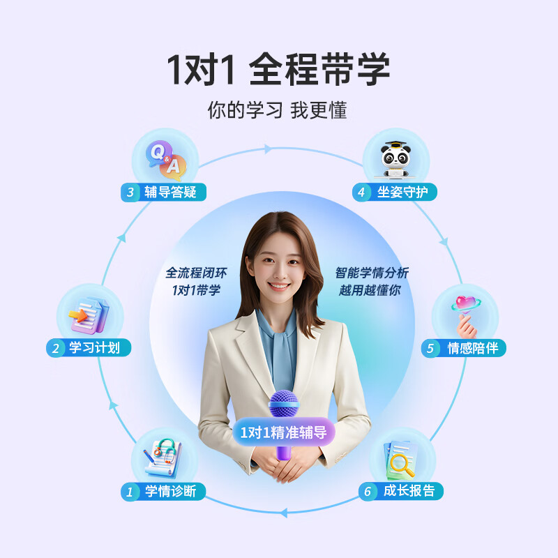 优学派AI学习机P35护眼学生平板电脑12.2英寸智能家教机AI超级老师7x24小时辅导小学初中高中同步学习机 优学派P35【新品】