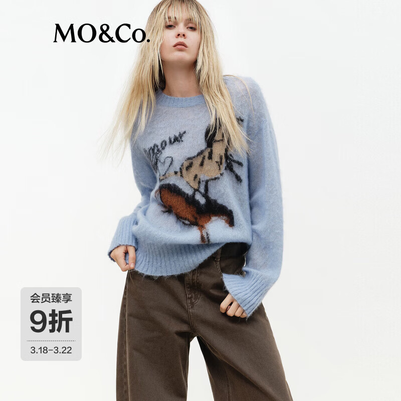 MO&Co.��������ë��2026����Ʒ������ë��ëˮī����֯��MBF1SWT026 ����ɫ S /160 1549Ԫ