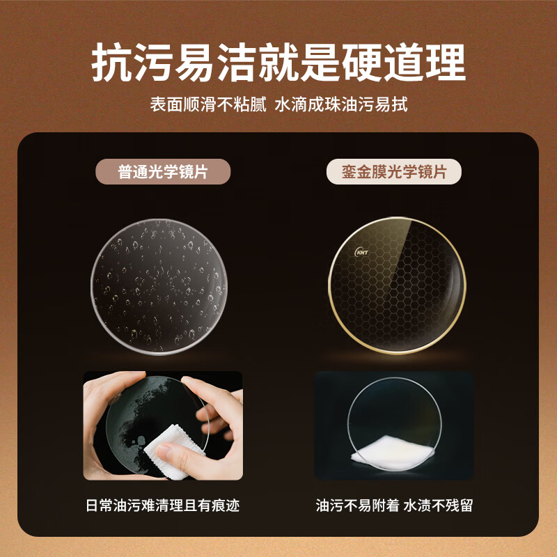 康耐特（CONANT）【新品首发】銮金膜光学镜片莱宝plus非球面配镜眼镜高清轻薄1.60 店铺自选/来架 1.60(建议50-500度)