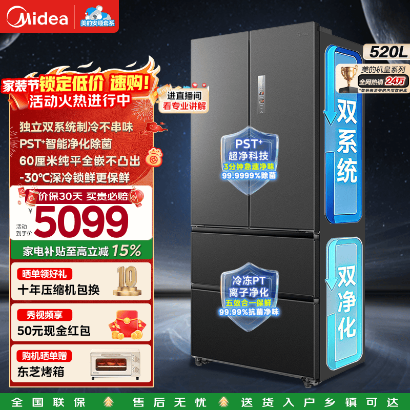 ���� M60ϵ��520����ʽ���ű��� BCD-520WUFPZM(E) 4179.81Ԫ