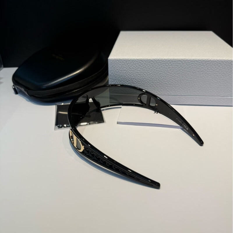GUIG专柜品质m1u新款发箍墨镜二合一板材时尚未来科技黑色太阳镜 发箍【全套包装】