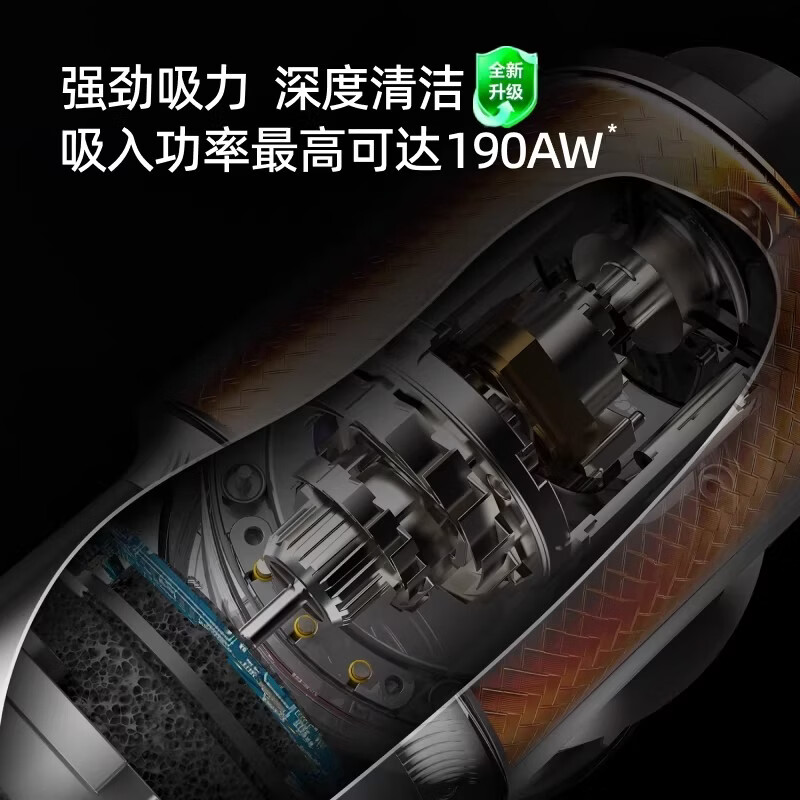 小狗无线吸尘器绿光显尘家用除螨手持大吸力长续航低噪音毛发防缠绕宠物 家庭适用T20 Pro送爸妈妈老婆 【T20 pro】超广角绿光显尘