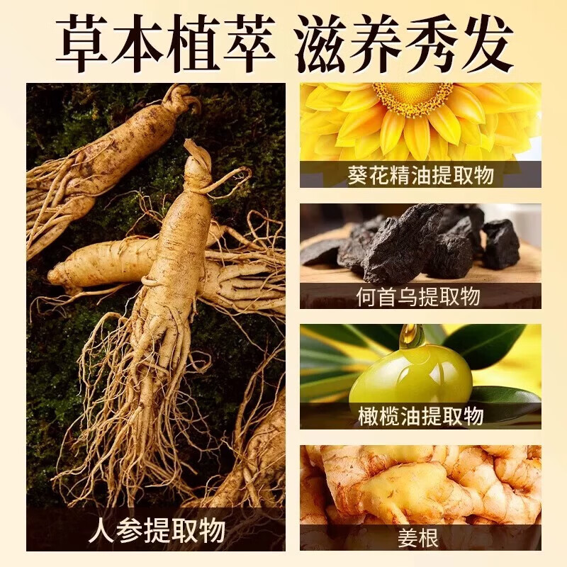 同仁堂（TRT）【专业盖白发】旗舰正品100%天然纯植物无刺激染发膏剂盖白发不沾 巧克力1瓶 植物盖白 不满意包退