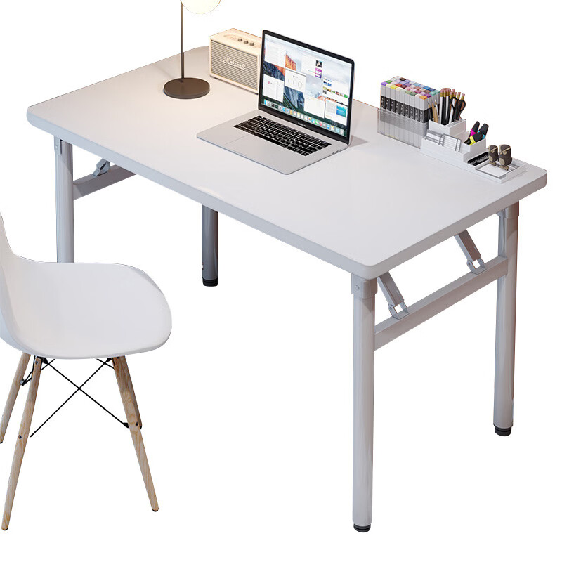 溥畔折叠书桌房高中学生简约写字学习桌电脑台式桌椅套装卧室 黑色（网面）电脑椅