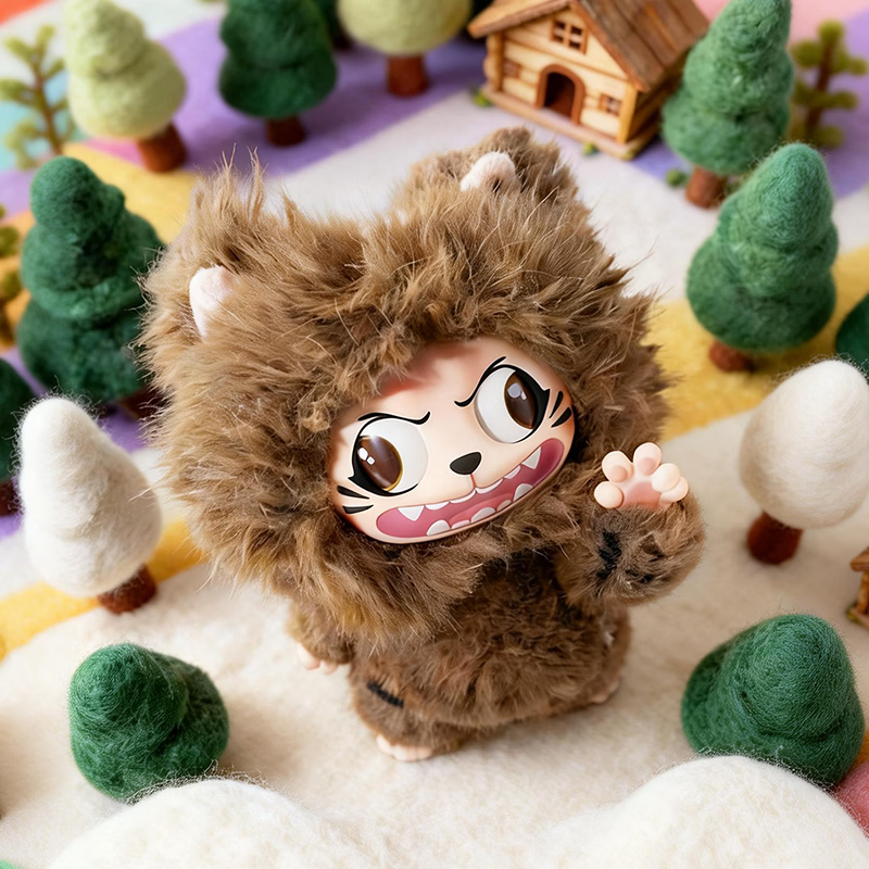 MAGICAL SOUL 幻兽盲盒玩具 毛绒玩偶挂件 幻兽哇狸狸搪胶公仔 灵活手办摆件礼物 单个盲盒哇狸狸（有概率出隐藏款）