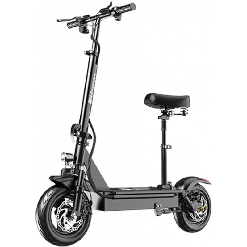 新日（Sunra）铝合金车架可折叠电动滑板车 48V高功率液晶显示新日智能电动车 豪华版续航20-40里_800W变频电机_越野真空胎_防盗遥控 48V