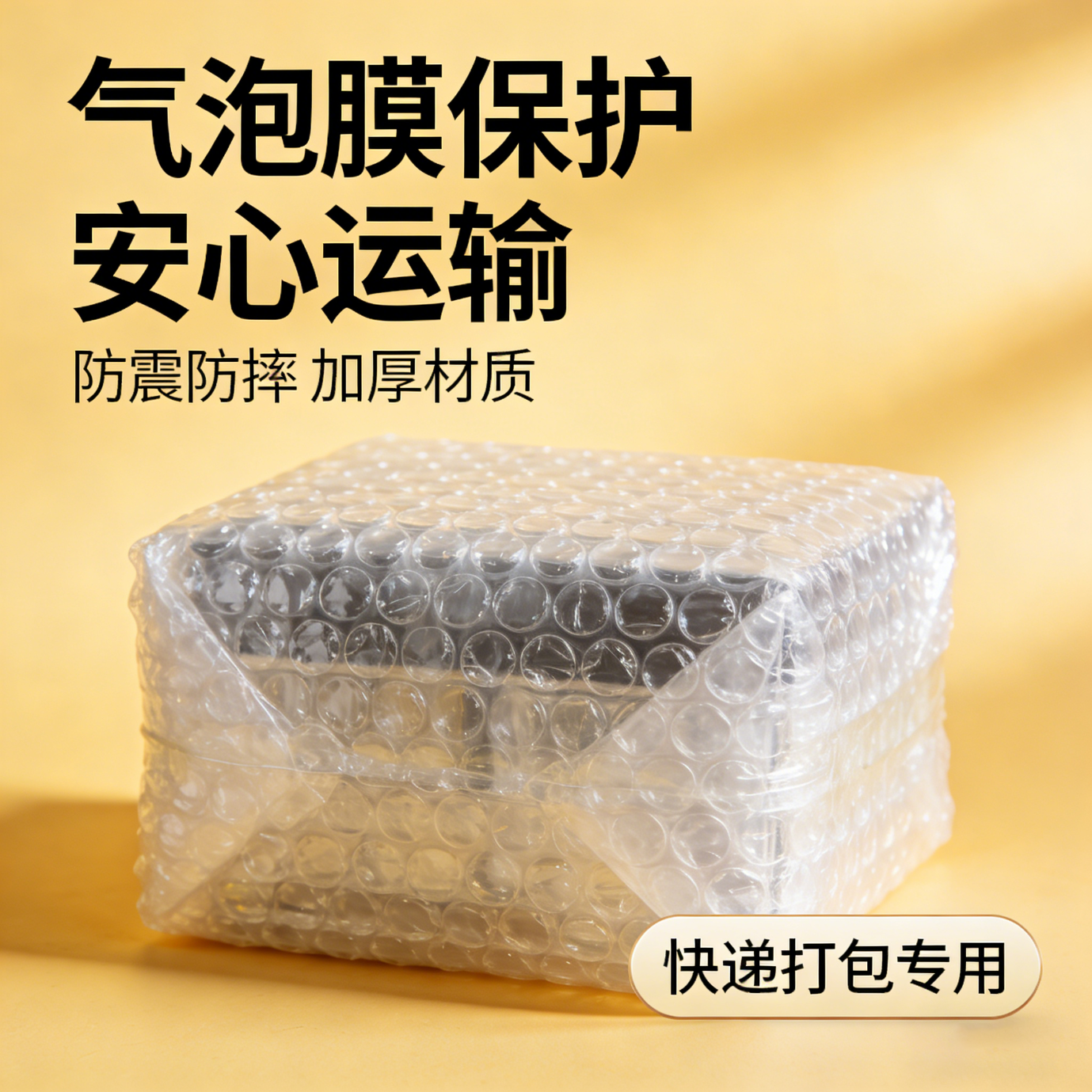 膜王世家快递包装气泡膜 宽100cm 快递打包防摔神器纸箱搬运包装打包装袋材料 50cm宽*约45米长*3斤