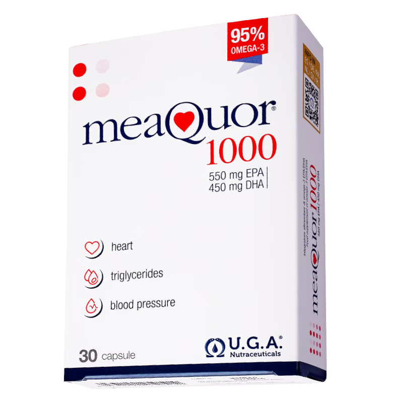 金凯撒（OMEGOR）深海鱼油omega-3高纯度97%成年人降血脂软化血管中老年人降三高 30粒*3盒 【一周期 调理效果更好】186/盒