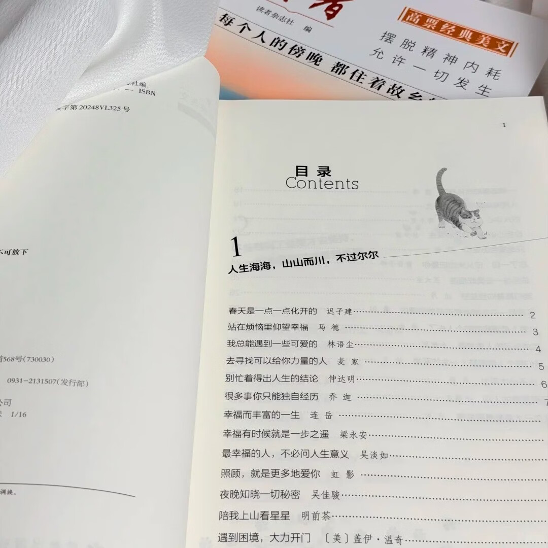 《读者》高票经典美文 成人心灵解药 摆脱精神内耗 2本组合