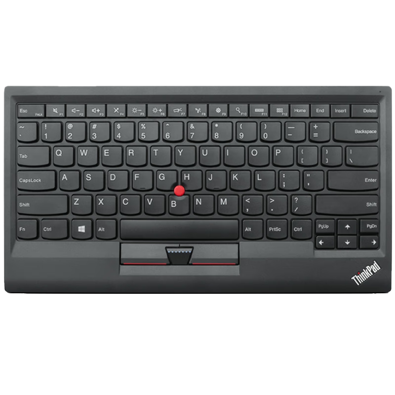Thinkpad 第二代小红点双模充电键盘0B47189升级款 电脑手机平板通用切换连接2台设备 键盘4Y40X49493+鼠标4Y51A24585 无线