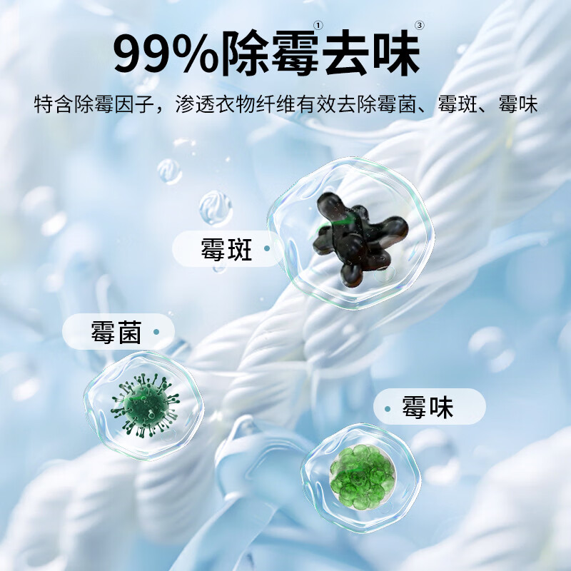 立白小白白活氧泡泡粉20g*5包 洗衣粉 强效去污去渍强力京东自营 图 4