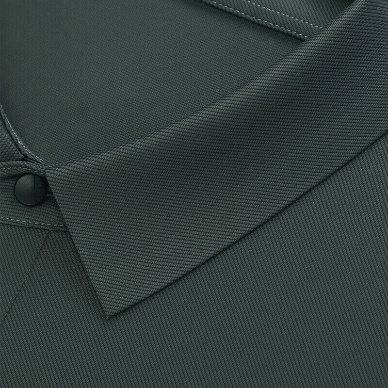 罗蒙（ROMON）长袖t恤男秋季新款中青年时尚男士翻领打底T恤衫 黑色 L 175【建议体重120-130斤左右】