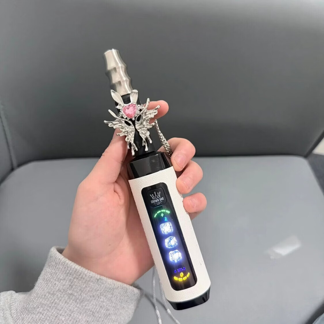 阿尔法【热销】阿尔法AIFakher送烟嘴口腔清新 接吻神器便携式薄荷 白色 阿尔法I水烟KTV 多味可选咨询下单