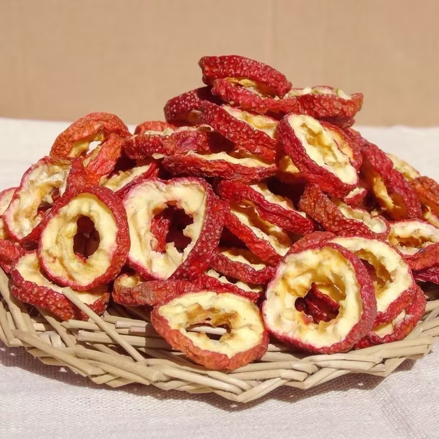 山楂干新鲜无核无籽山楂片干山楂球泡茶精选空心 2瓶*1组