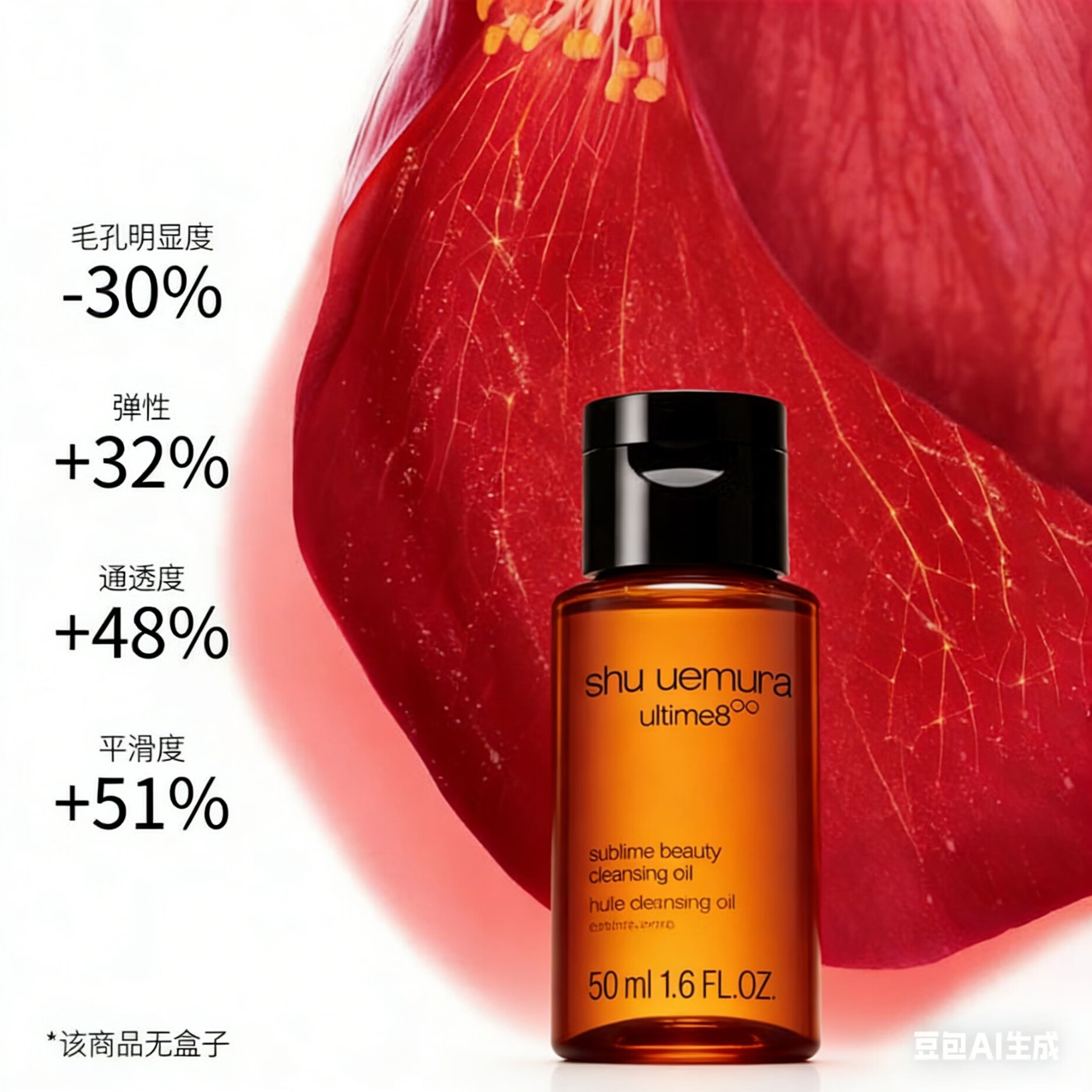 植村秀（shu uemura）琥珀臻萃洁颜油 护肤卸妆油 温和清洁 细致毛孔 生日礼物送女友 琥珀卸妆油50ml