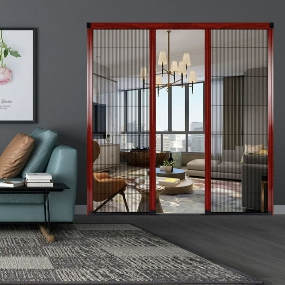 舒绋可拆洗无轨隐形纱门铝合金折叠推拉门入户防蚊虫门帘卧室门阳台门 具体价格联系客服计算