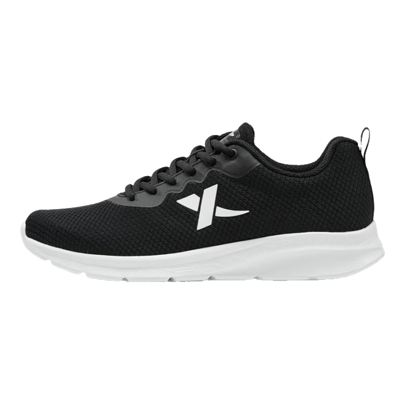 特步运动鞋男跑步鞋夏季网面透气轻便减震正品男士跑鞋休闲鞋子黑色