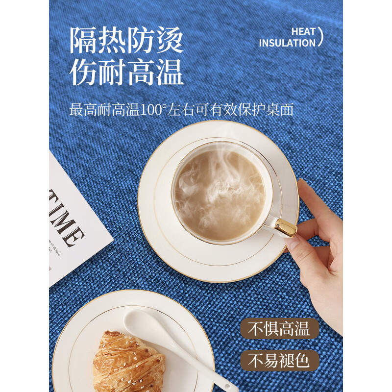 诸匠仕书法桌布中古风禅意纯色茶室仿棉麻茶台布艺长条茶桌布复古书桌盖 红色(彩麻) 【防烫/包边/美观】 280X350cm(适合会议桌/茶桌)