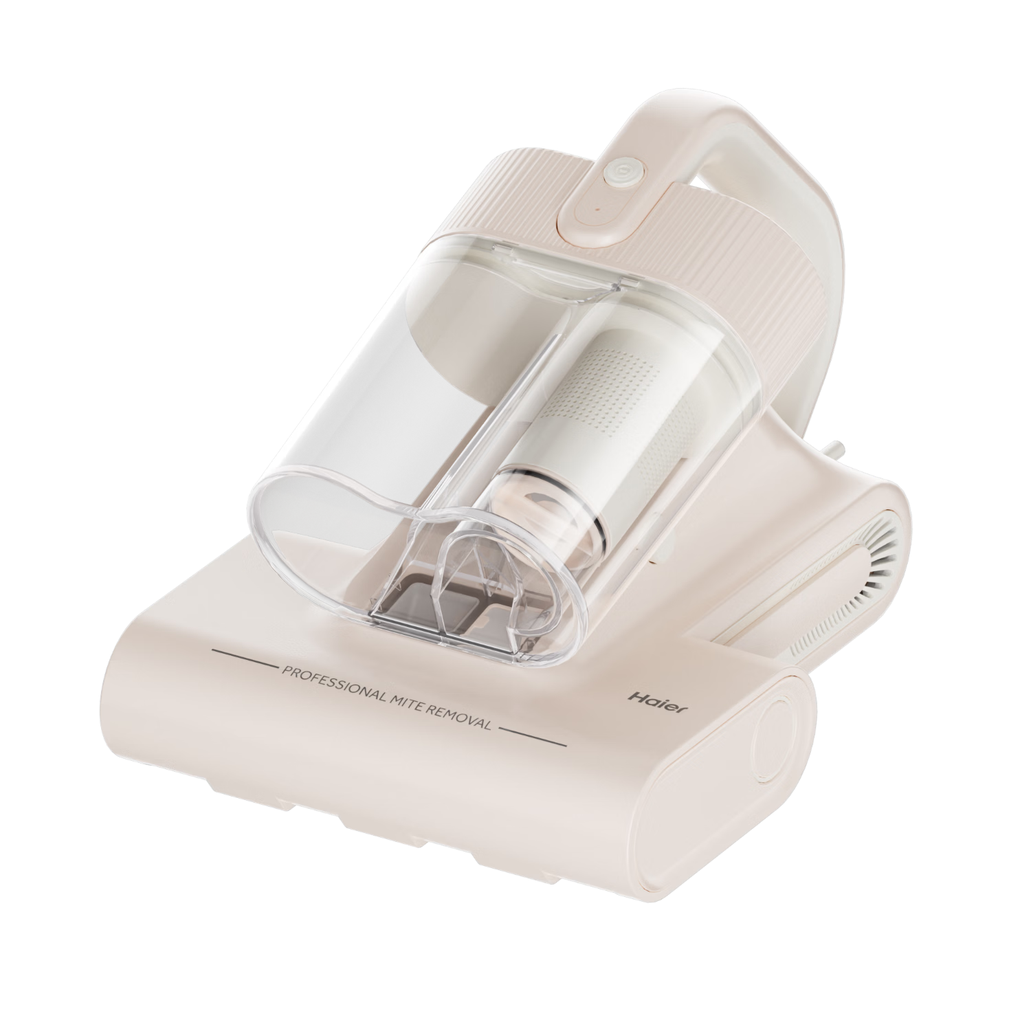 海尔（Haier）白巧除螨仪床宝双杯尘螨分离 家用床上吸尘器除螨虫紫外线杀菌礼物送礼大吸力吸尘神器HSM-Y201(F)