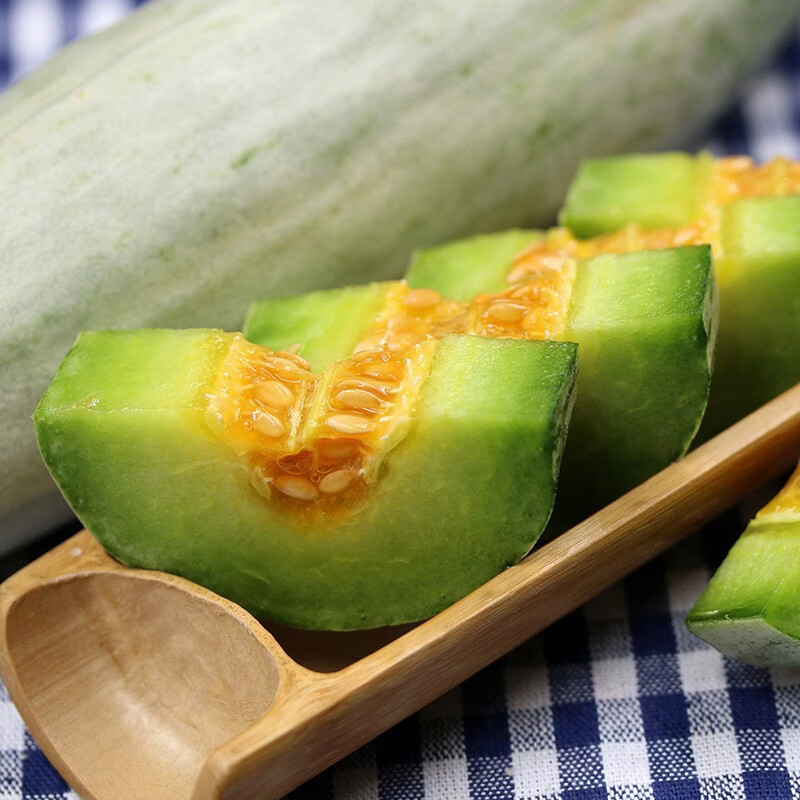 佬鲜君山东羊角蜜清脆香嫩多汁新鲜采摘 4.5斤单果250g+坏果包赔 【羊角蜜甜瓜】净重4.5斤 单果250g（3-6根）