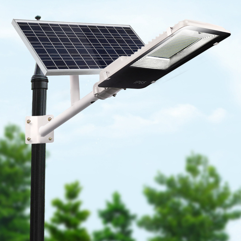 能路灯多面曲屏家用led户外庭院灯大功率新农村工程灯 100w太阳能路灯