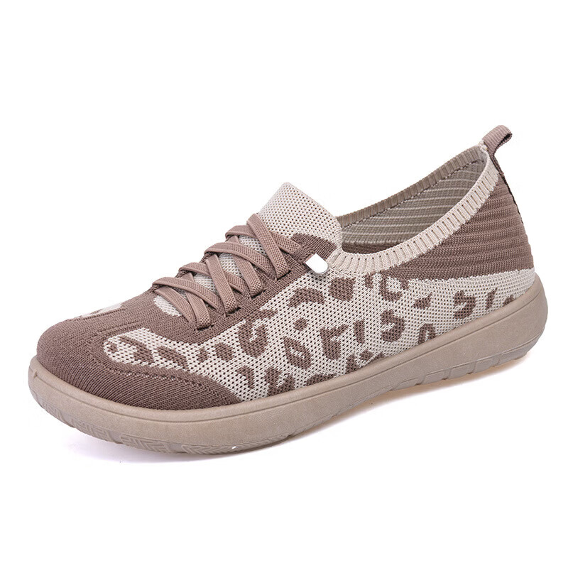 福虹辰2026新款德训春季款软底透气休闲女鞋