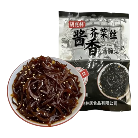 下饭菜芥菜丝酱香咸菜酱香八宝爽口脆嫩开袋即食净重250g/袋 芥菜丝 250g*1袋