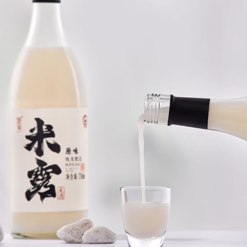 同里紅姑芳750ML米露2瓶裝蘇州米酒冬釀酒糯米酒低度果味酒冬至酒團(tuán)圓酒 原味 2瓶