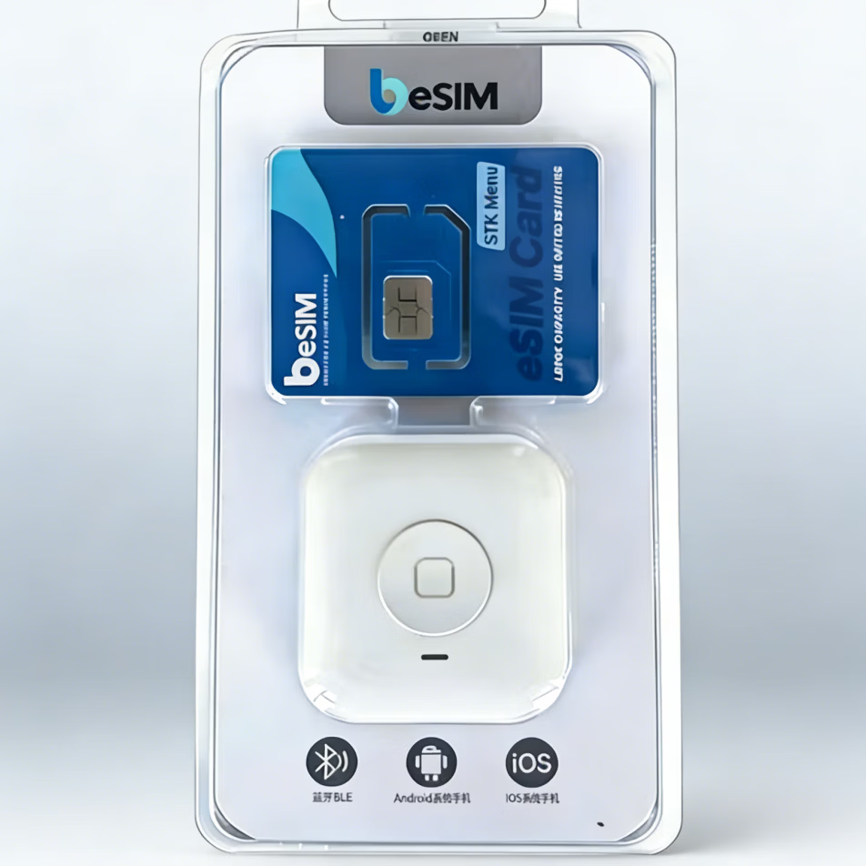 beSIM倍塔信eSIM卡套装/安卓苹果通用/高颜值eSIM卡/商务旅游必备 450K eSIM卡