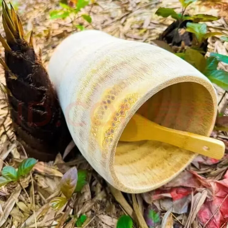 上新竹根蒸饭桶手工原生态竹筒饭家用商用餐厅蒸饭竹 外直径20公分3斤米6-7人左右 1层 17cm