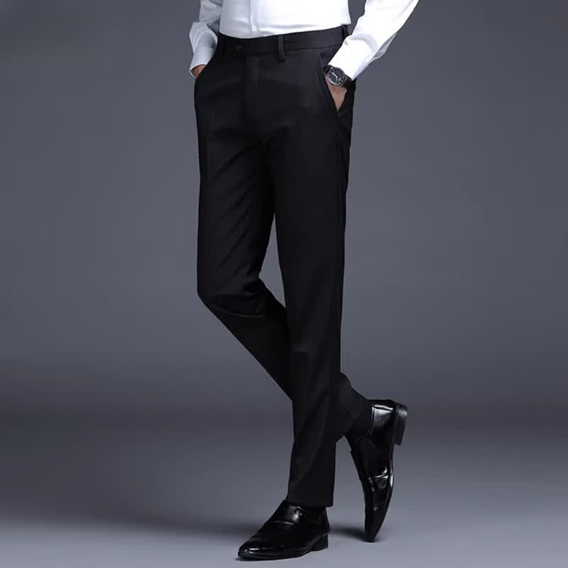 丨利郎丨男士西裤2026春季新款直筒修身商务正装轻薄免烫休闲裤 蓝色 薄款 38 【3尺0】