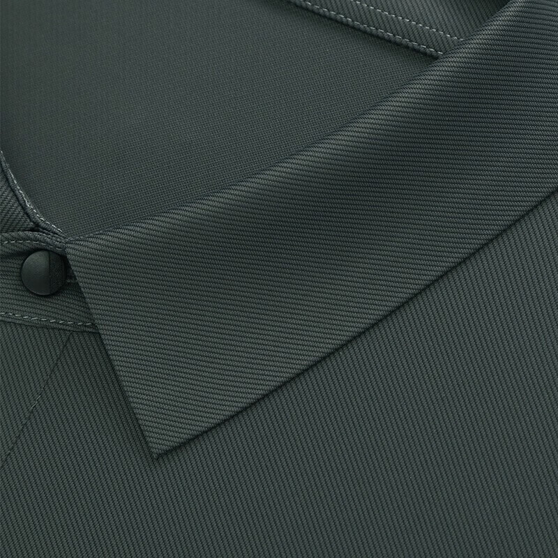 罗蒙（ROMON）长袖t恤男秋季新款中青年时尚男士翻领打底T恤衫 黑色 XL 180【建议体重130-150斤左右】