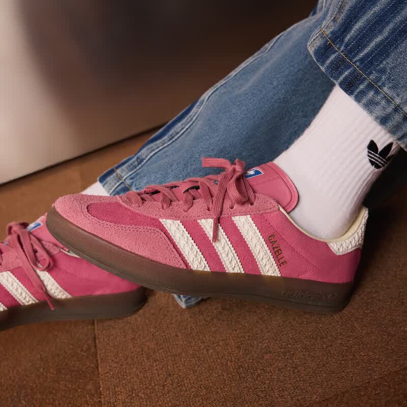 阿迪达斯（adidas）三叶草女鞋GAZELLE INDOOR百搭德训鞋运动休闲鞋IF1809 IF1809 38
