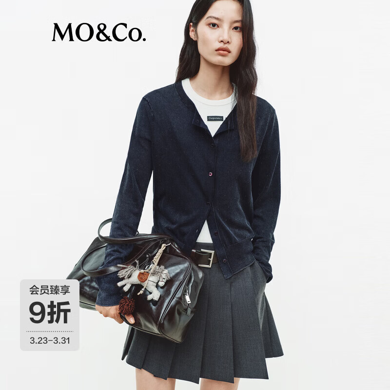 MO&Co.��֯������2026����Ʒ������ɫ֯ϴ���������̿�MBF1CAR044 �ֻ�ɫ S /160 1699Ԫ