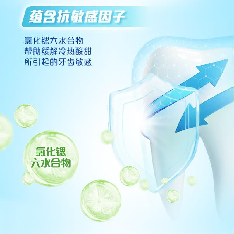 冷酸灵小系列抗敏感牙膏 呵护牙齿 滋养牙龈 清新口气 国货老牌 小盐珍2支+小冰柠1支 130g*3支
