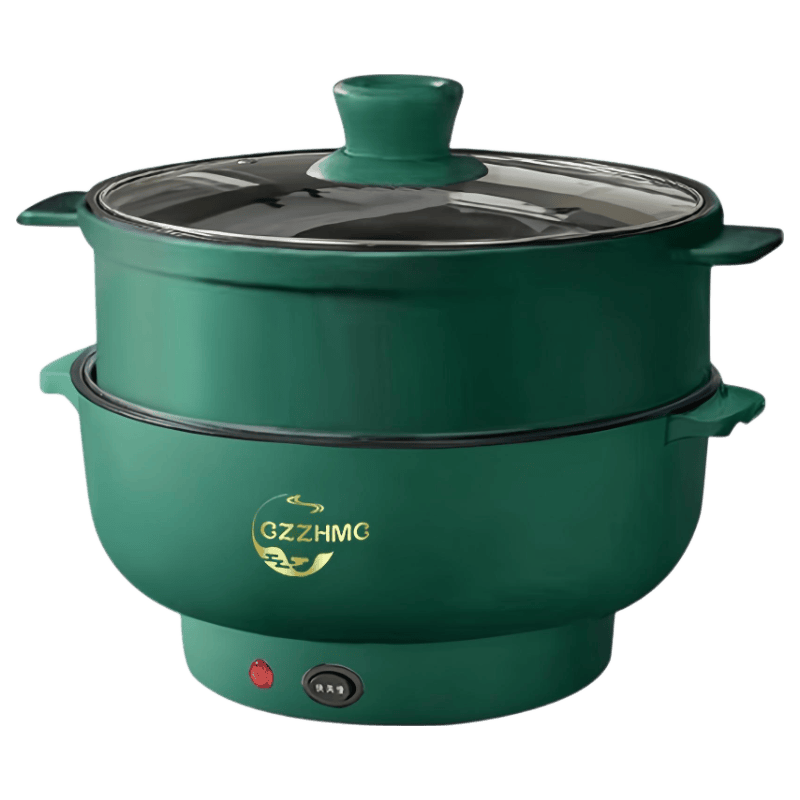 【德国进口】电煮锅电锅电火锅专用电炒锅多功能锅小电锅电热锅 小勺子一个【不是锅】 送蒸笼【德国双机芯】电锅