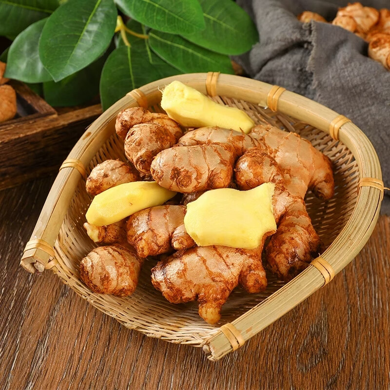 彩云之南文山高原小黄姜新鲜蔬菜辣妹生姜 云南文山小黄姜净重9斤