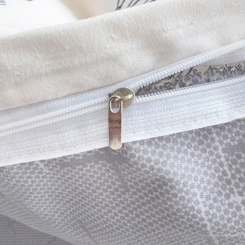 伊路卡磨毛四件套春秋加厚印花床品床上三件套学生儿童床被套床单 叶语缤纷 1.8米床 四件套  床单款 （被套200*230cm）