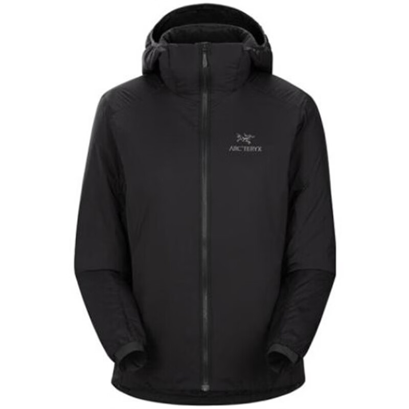 始祖鸟（ARC'TERYX）买手代购 ATOM HOODY 女士经典款 轻便透气 春秋阿童木连帽棉服 black 黑色 XXS