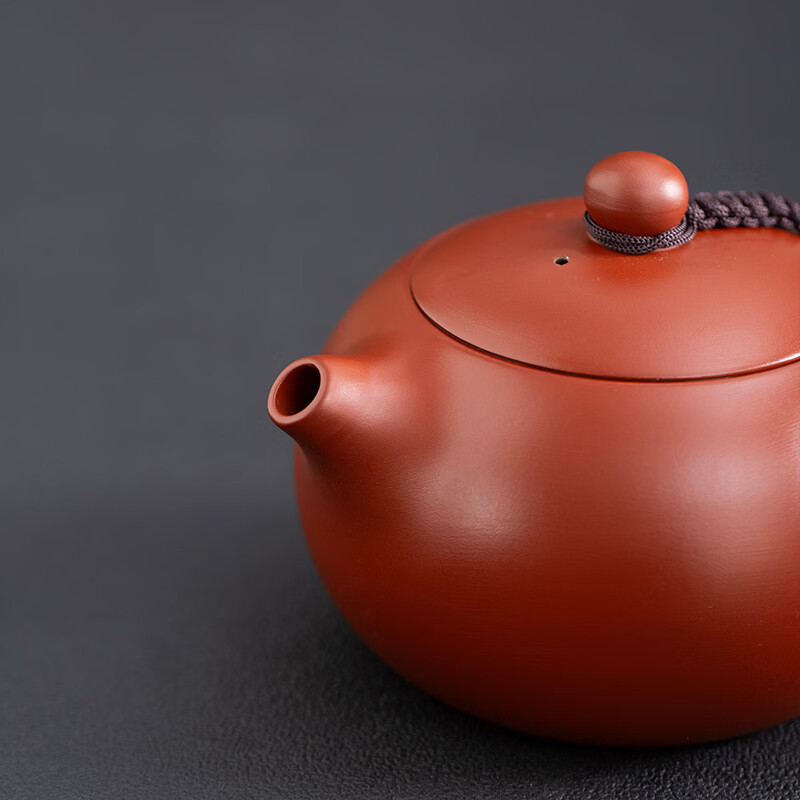 颖器紫砂壶茶壶大红袍西施壶250ml凤鸣壶家用泡茶壶茶杯手工功夫茶具 04大红袍西施壶+2杯【礼盒装】 250ml