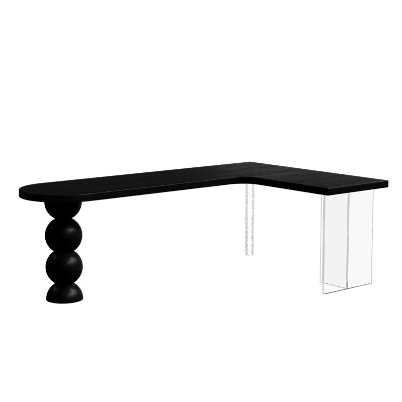 溥畔风转角书桌卧室双人学习桌定制靠墙拐角电脑桌工作台 转角桌220x140cm 宽55x高75cm