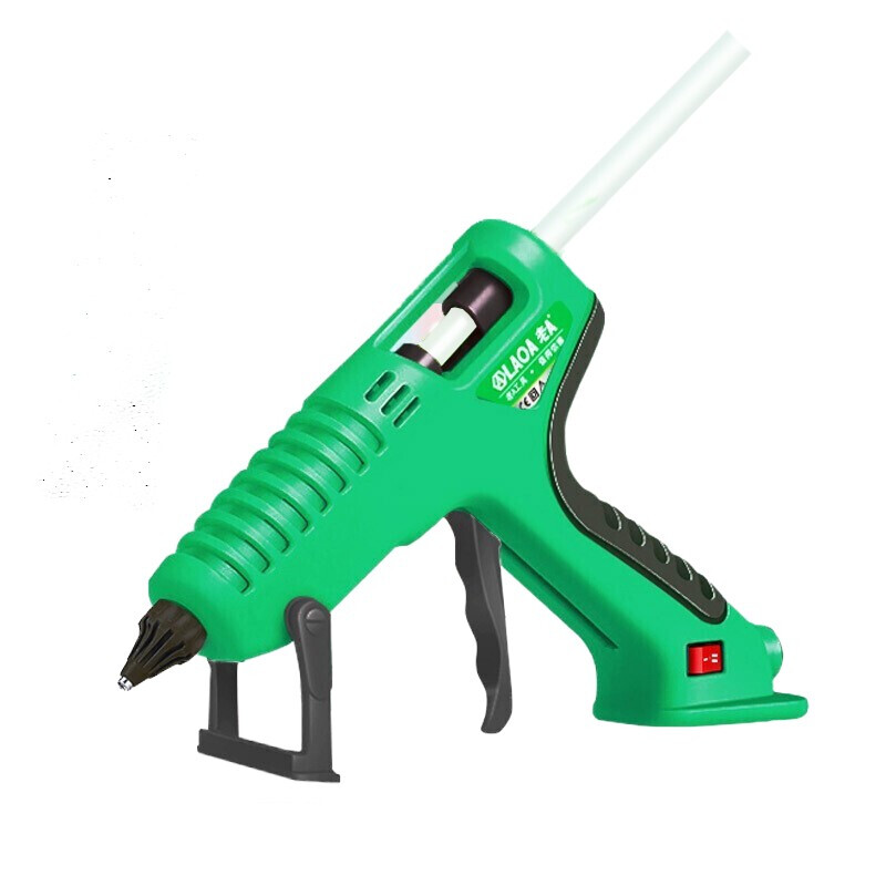 老a laoa 30-40w热熔胶枪加热焊接枪粘接工具 绿黑双色包胶柄la818340