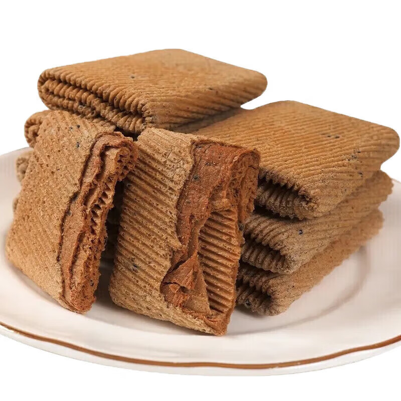 无蔗糖荞麦蛋卷鸡蛋卷香酥凤凰卷粗含箱休闲零食品解馋小吃 荞麦蛋卷 500g