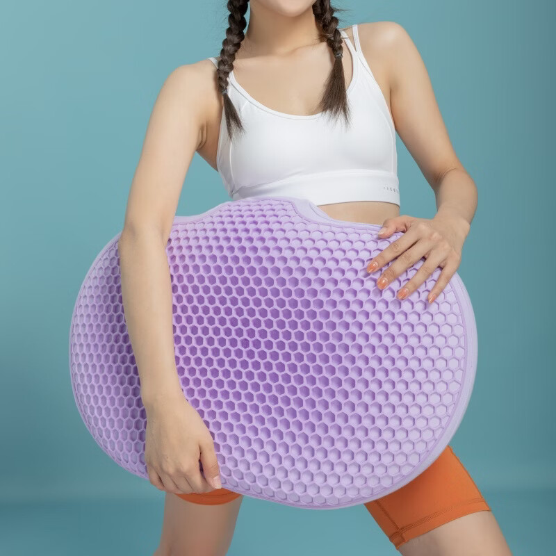 ROLAND LIVE四季枕头慢回弹软枕微动态释压枕助睡眠护颈单人枕一只装40*60cm WW微动态释压枕-紫色 【单只装】 修复款40*60cm