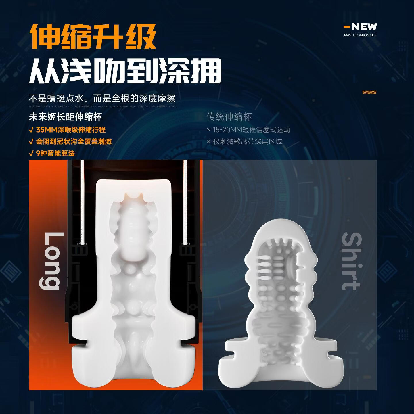 姬欲（JIUUY）姬欲未来姬飞机杯男士成年人玩具全自动自慰器情调性趣用品电伸缩 APP伸缩震动