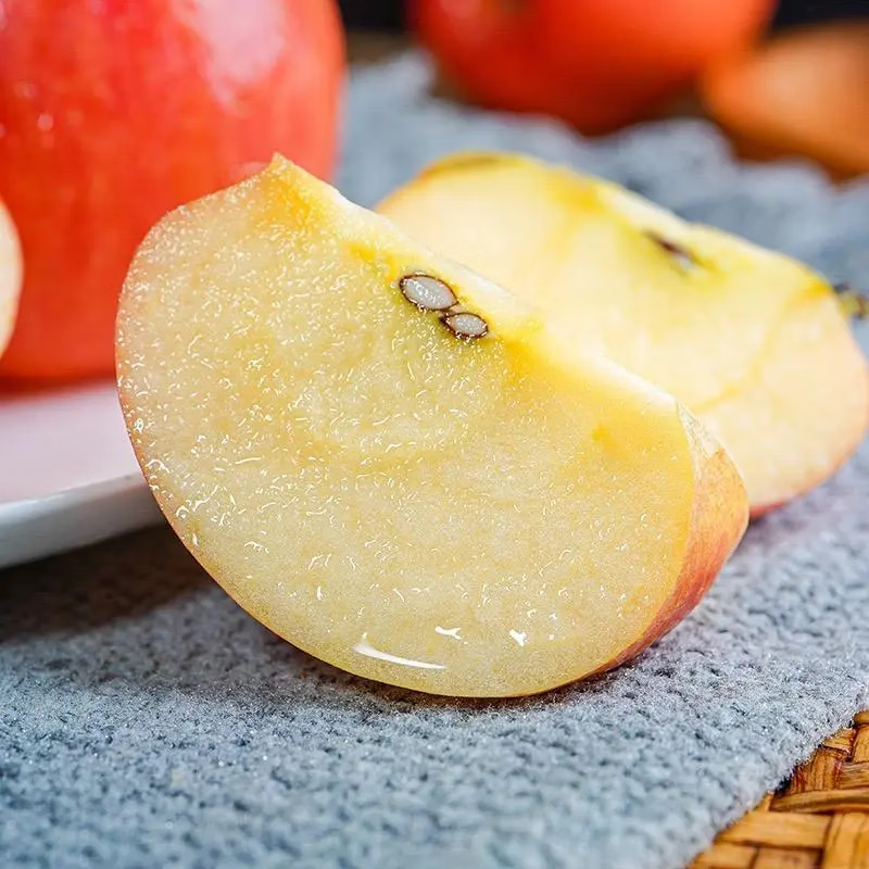 享佳恬正宗云南昭通樱桃小苹果新鲜脆甜冰糖心迷你苹果红富士整箱 净重3斤双网套60mm【新鲜采摘】